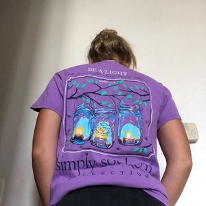 simply southern purple top